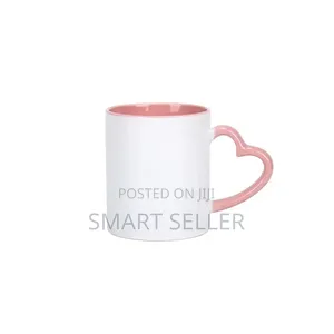 Heart Handled Ceramic Mug