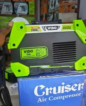 ቪዶ (Vido) 200a ፕሮፌሽናል ኢንቨርተር ብየዳ ማሽን (200a Inverter Welder)
