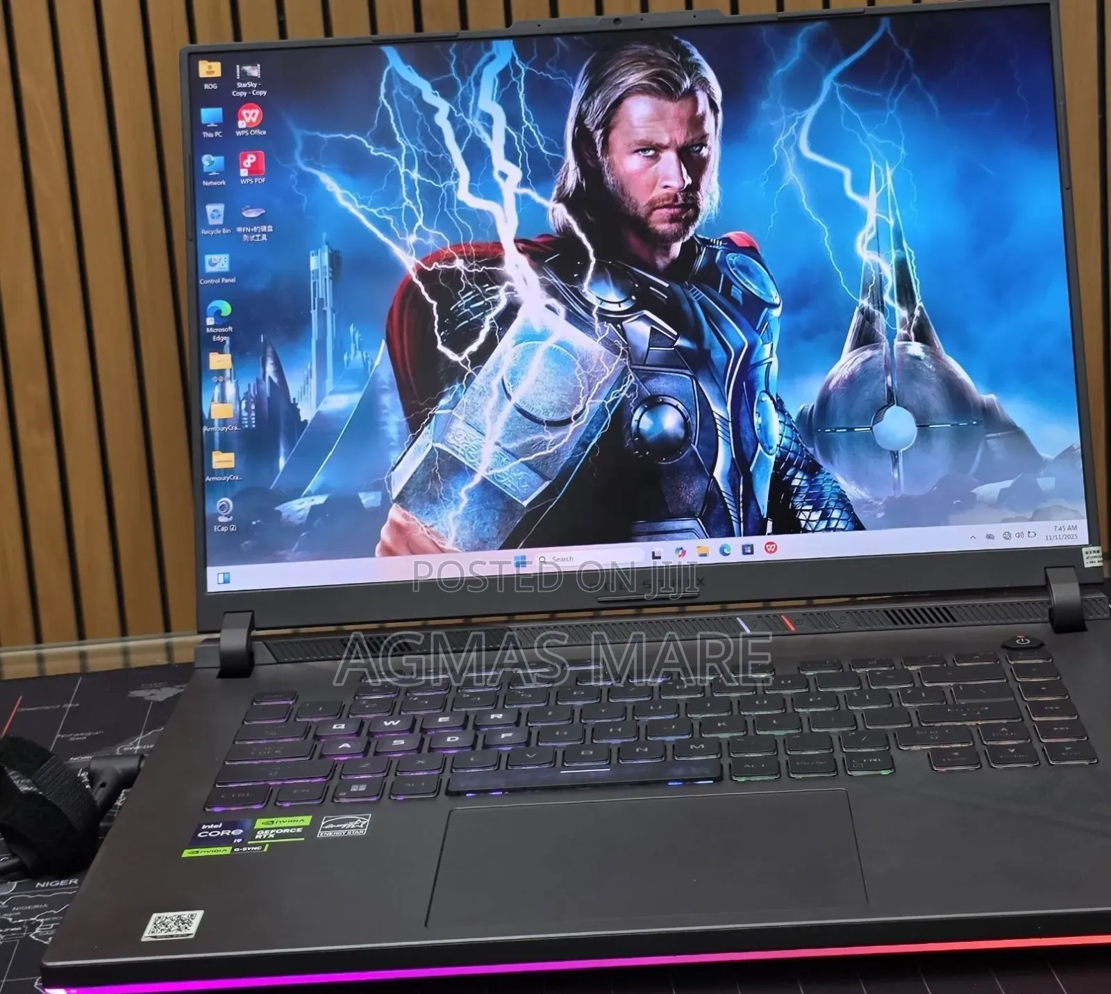New Laptop Asus ROG Strix G15 16GB Intel Core i9 SSD 1T