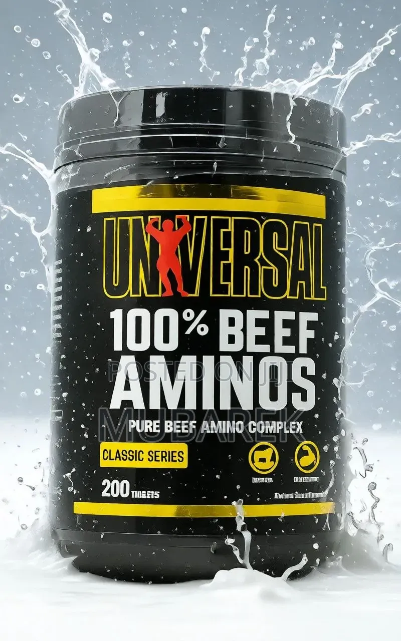 Original Universal 100% Beef Aminos Muscle Supplement 200 Tabs