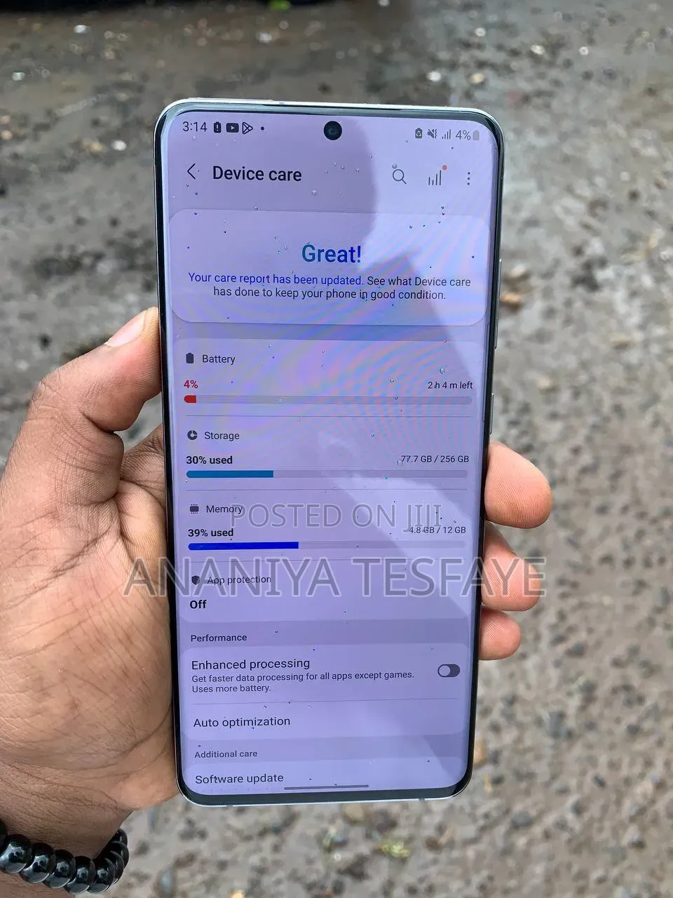 New Samsung Galaxy S20 Ultra 5G 256 GB Silver