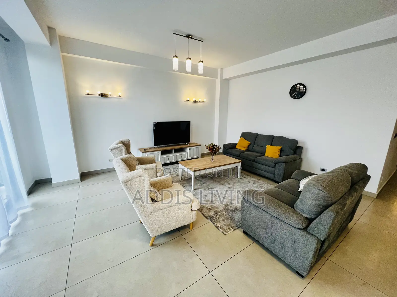 Furnished 3bdrm Apartment in Bole for rent