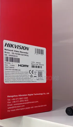 Hikvision 16 Channel Network Vedio Recorder Hik Vision NVR 16 Ch