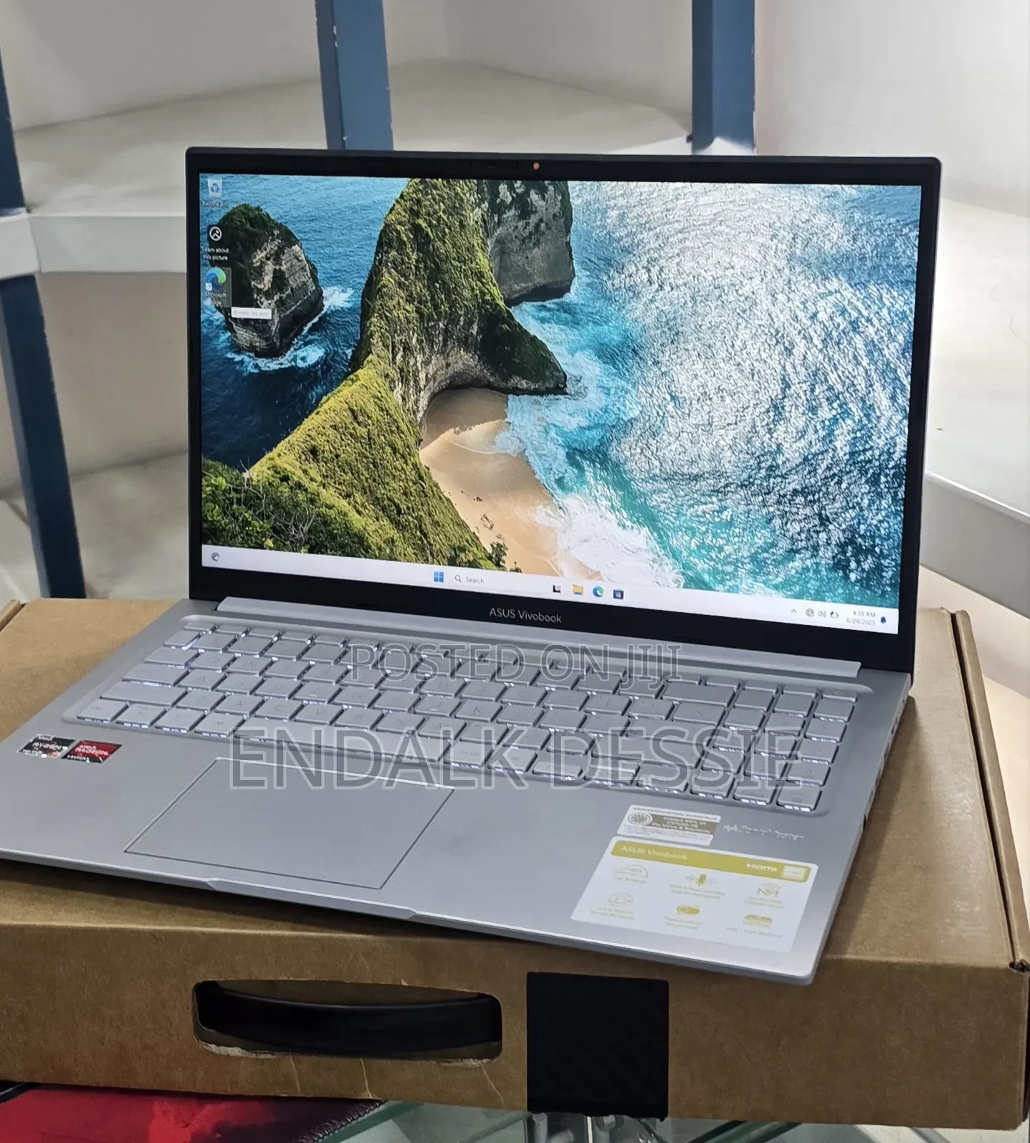 New Laptop Asus VivoBook 15 X505BA 16GB AMD Ryzen 7 SSD 512GB
