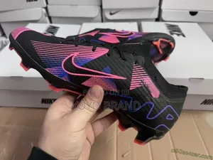 Nike Zoom Mercurial Vapor 15 Elite Soccer Cleats Black, Purple, Pink