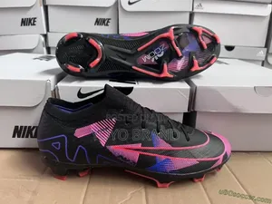 Nike Zoom Mercurial Vapor 15 Elite Soccer Cleats Black, Purple, Pink