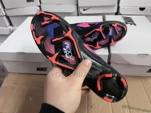 Nike Zoom Mercurial Vapor 15 Elite Soccer Cleats Black, Purple, Pink