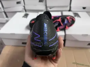 Nike Zoom Mercurial Vapor 15 Elite Soccer Cleats Black, Purple, Pink