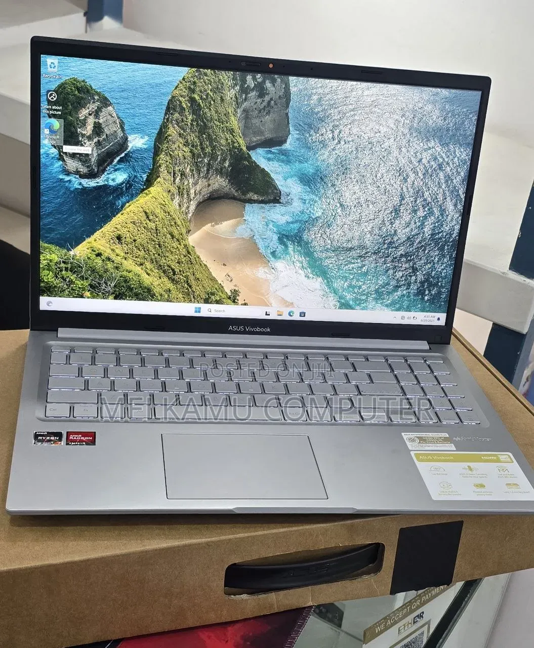 New Laptop Asus Vivobook 15 OLED 16GB Intel Core i7 SSD 512GB