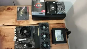 New Desktop Computer MSI 16GB AMD Ryzen 5 SSD 500GB