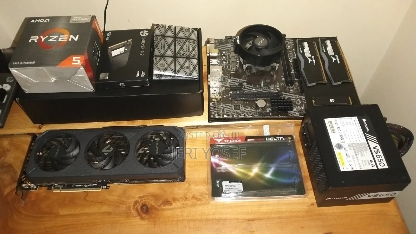New Desktop Computer MSI 16GB AMD Ryzen 5 SSD 500GB