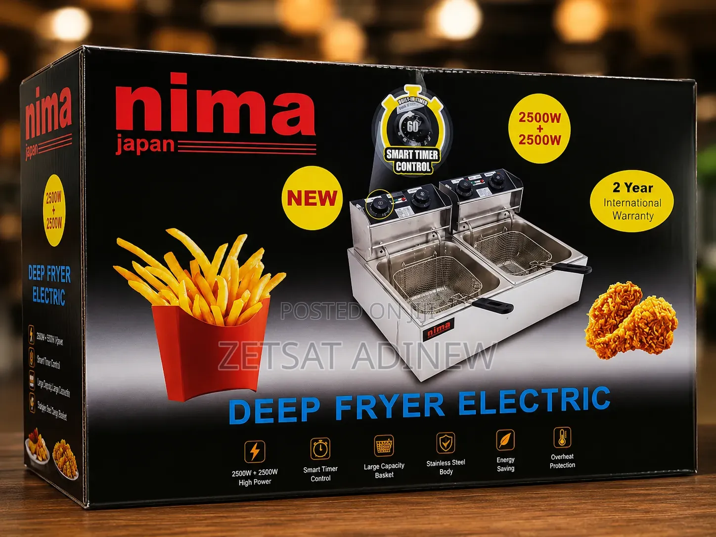 "Nima Japan" Deep Fryer Electric
