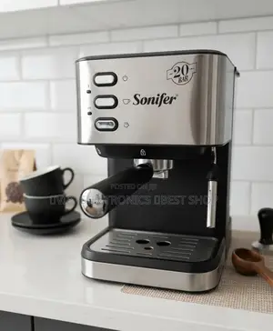 Sonifer Espresso Machine 20-Bar– Professional Barista Coffee Maker