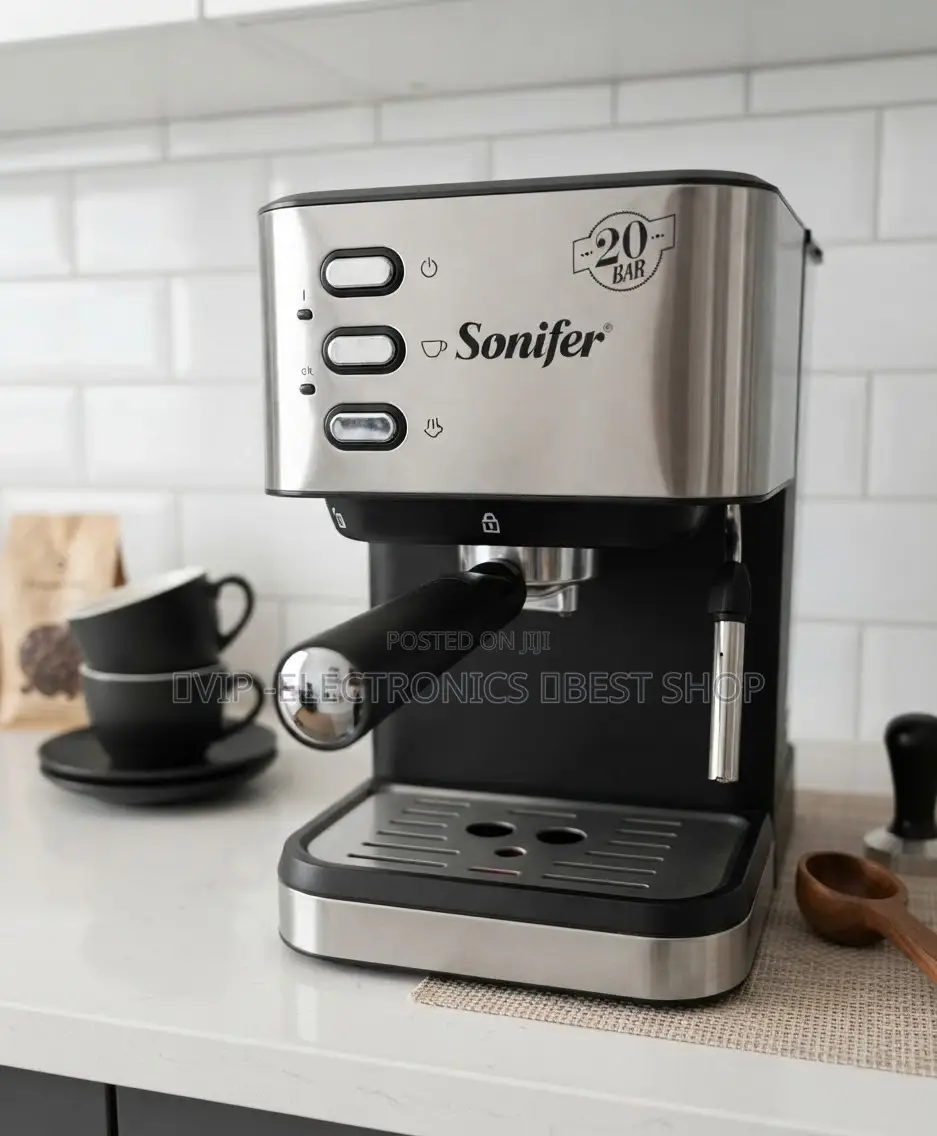 Sonifer Espresso Machine 20-Bar– Professional Barista Coffee Maker