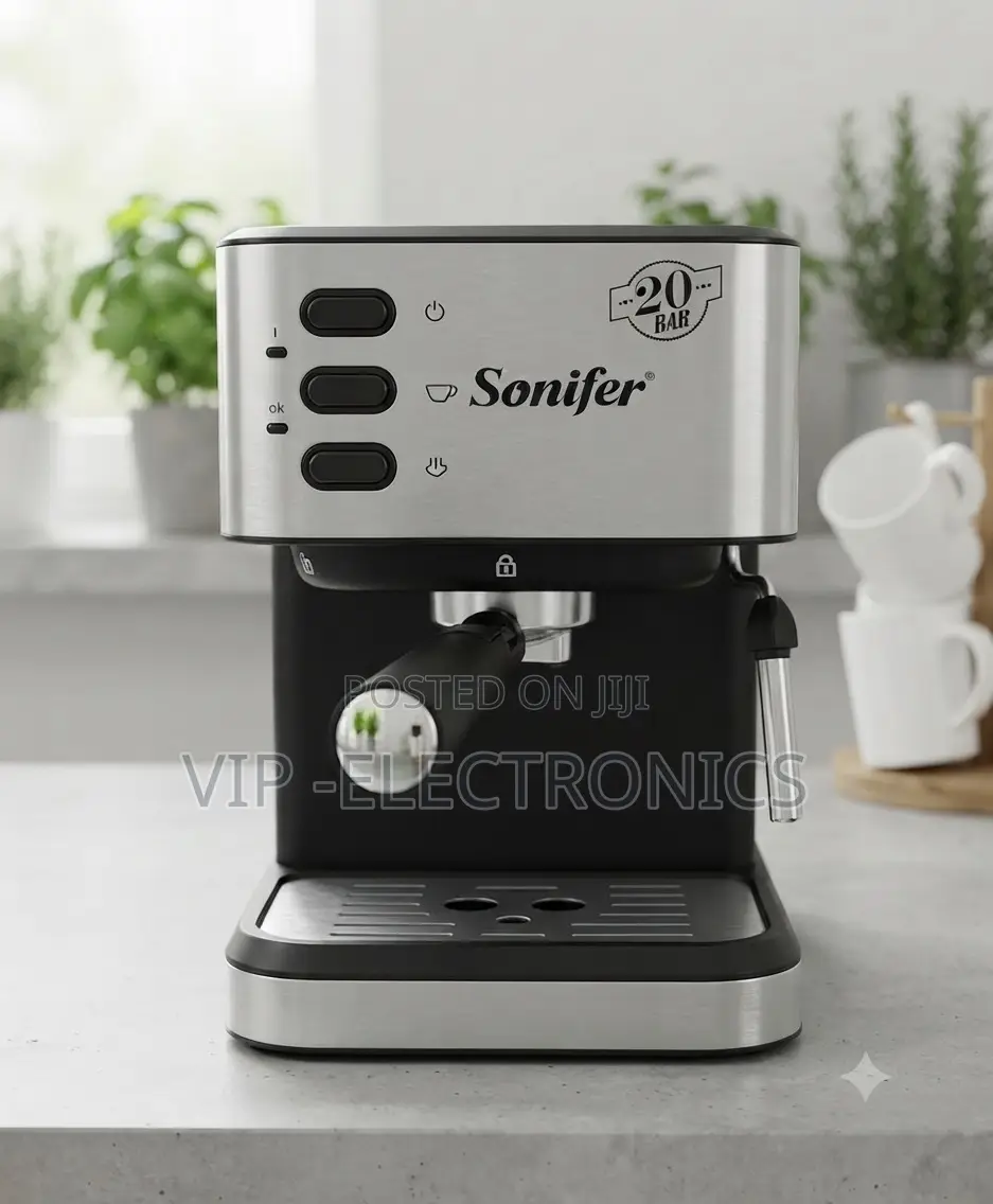 Sonifer Espresso Machine 20-Bar– Professional Barista Coffee Maker