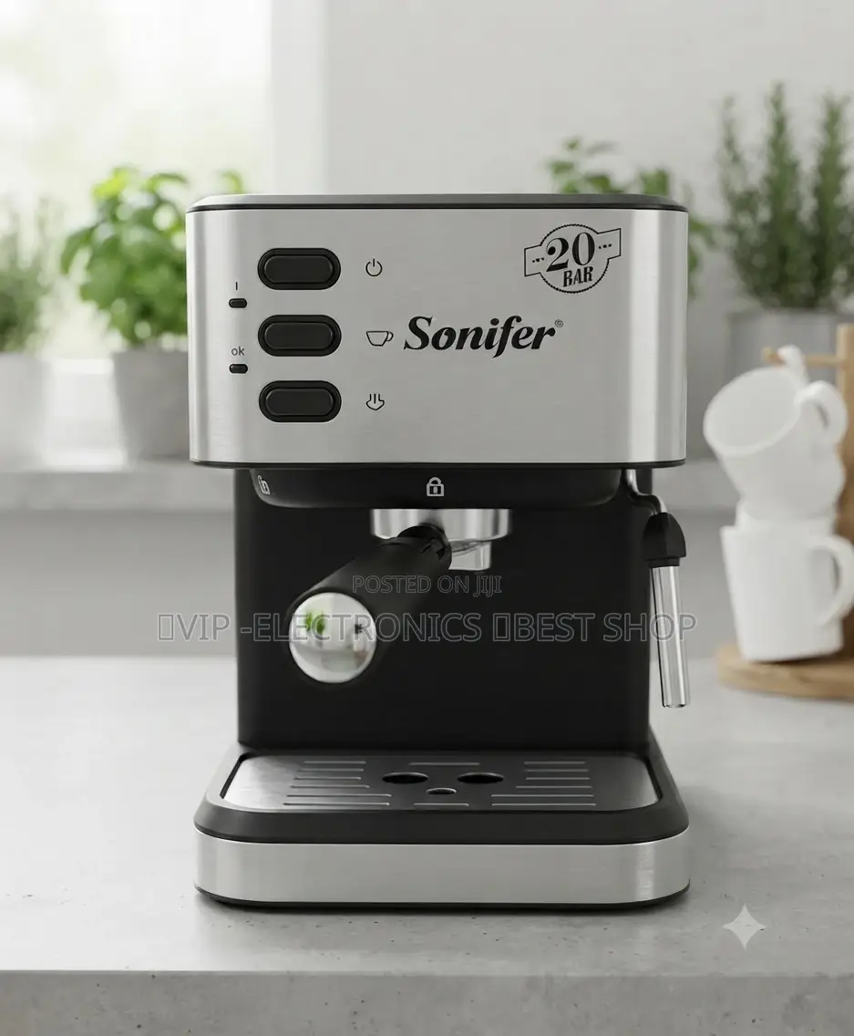 Sonifer Espresso Machine 20-Bar– Professional Barista Coffee Maker