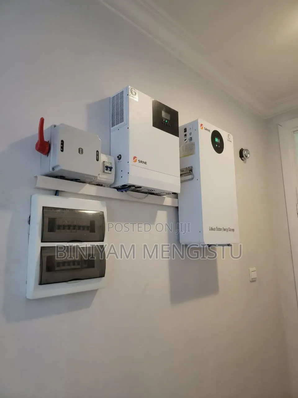 Solar , Hybrid Inverter and Lithium Ion Battery
