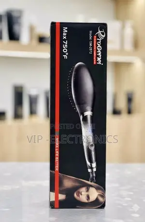 Progemei Professional Hair Straightener Brush (Model: Gm-2972