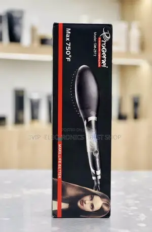 Progemei Professional Hair Straightener Brush (Model: Gm-2972