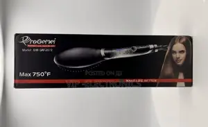 Progemei Professional Hair Straightener Brush (Model: Gm-2972