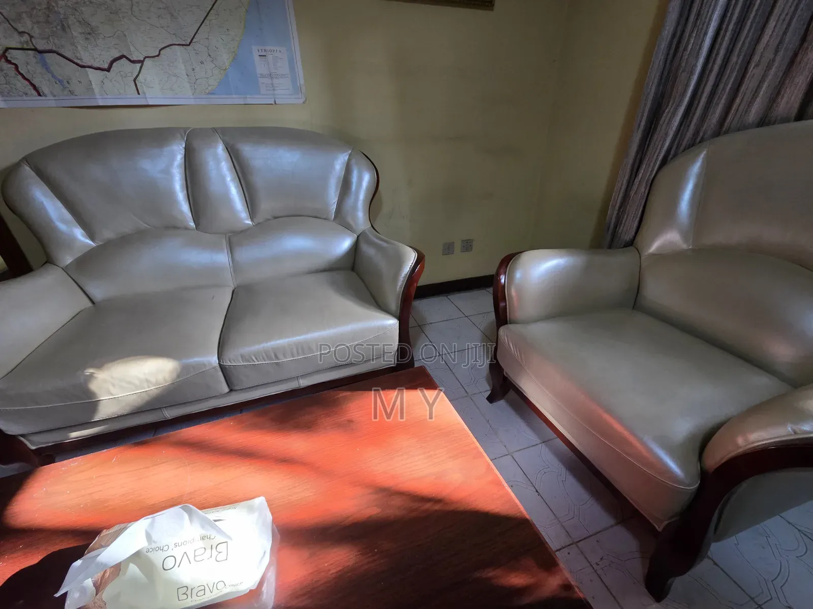 White Leather Sofa Set 1 2 3 Seater