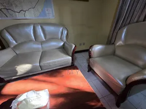 White Leather Sofa Set 1 2 3 Seater