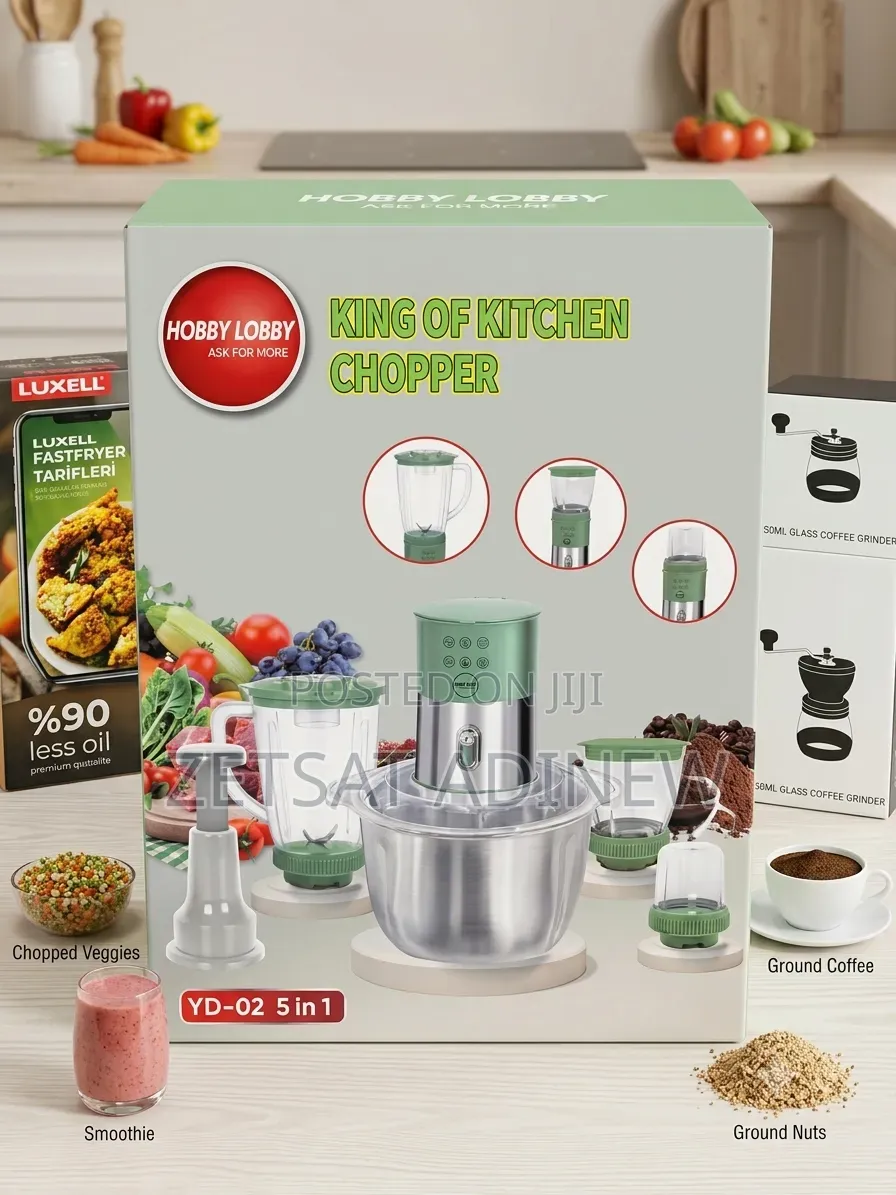 Hobby Lobby King of Kitchen Chopper (5-in-1) – Brand New