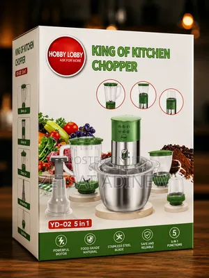 Hobby Lobby King of Kitchen Chopper (5-in-1) – Brand New