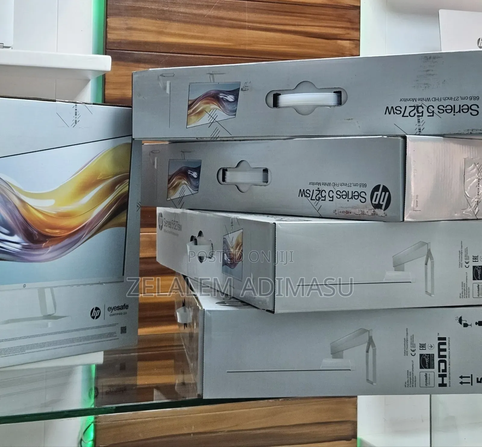 Brand New White Monitor Quantity Available Hp 24" Inch