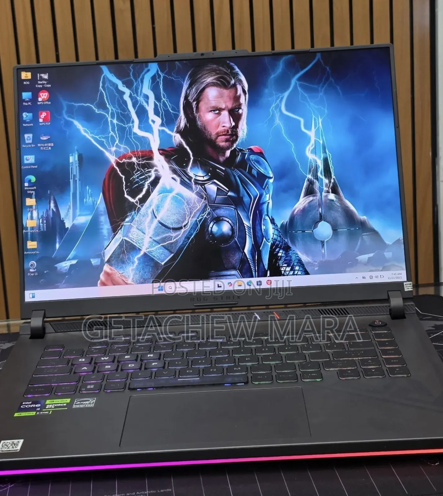New Laptop Asus ROG Strix G15 16GB Intel Core i9 SSD 1T