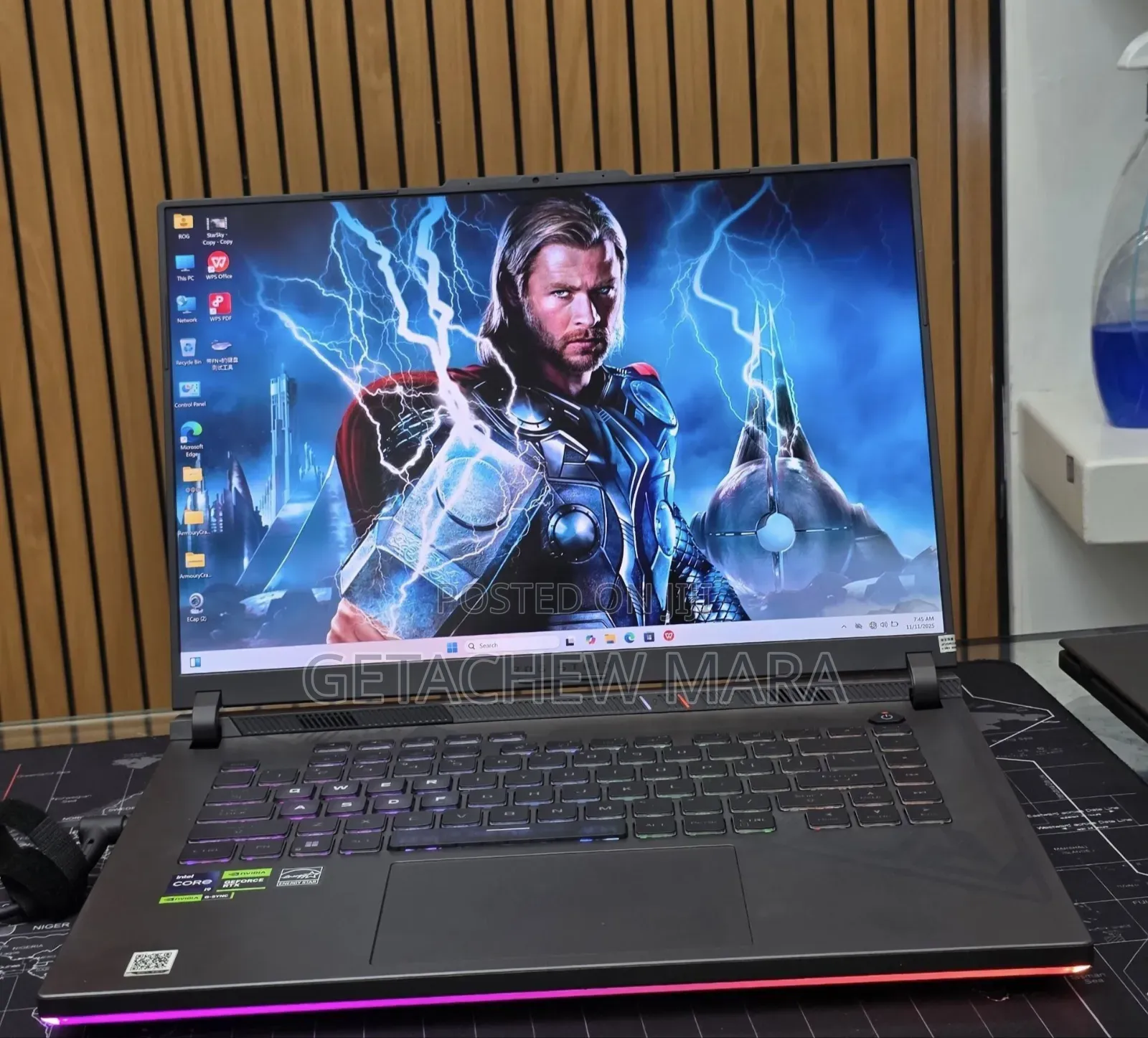 New Laptop Asus ROG Strix G15 16GB Intel Core i7 SSD 1T