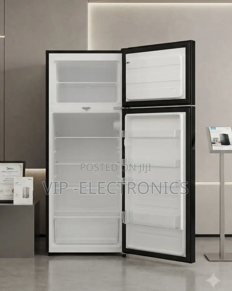 Midea Refrigerator 333 Freezer, Energy Saving, 5-Year Warranty)