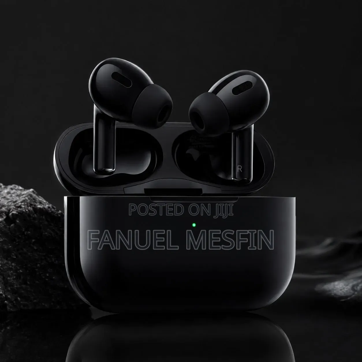Airpods Pro 2nd Generation Black Wireless Earbuds
