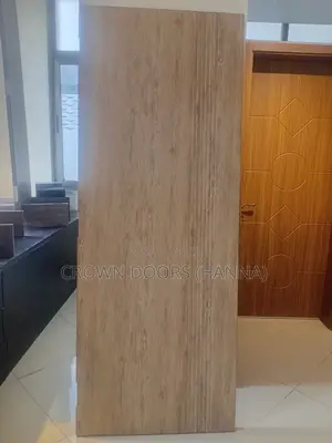 Crown Wooden Doors Made of Natural Stone 100% Water Proof