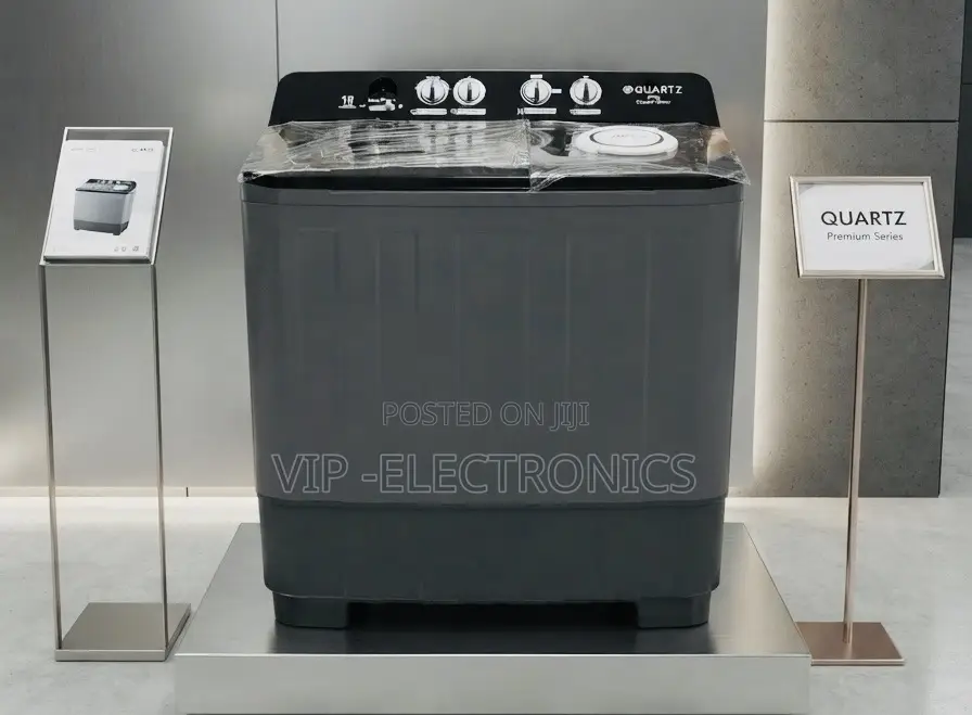 Quartz Washing Machine 20kg Semi-Automatic – Heavy-Duty Washer Spin