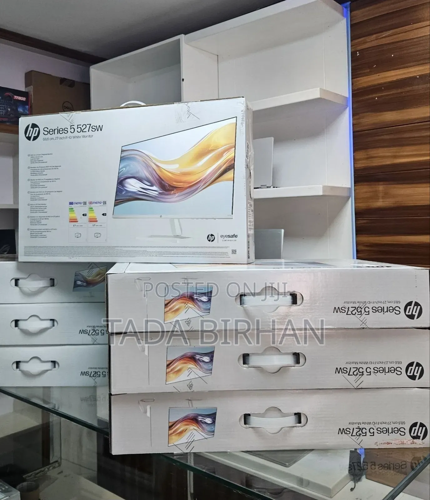 Brand New White Monitor 
 Quantity Available 
 Hp 24"