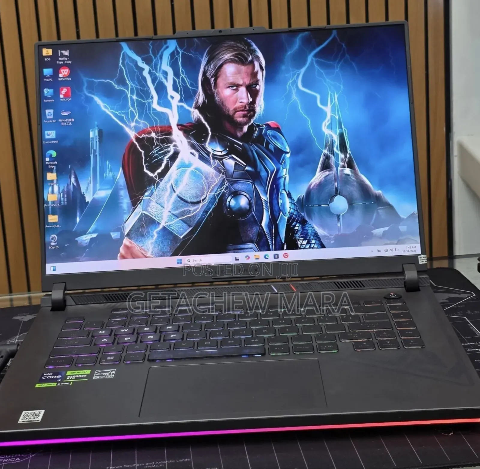 New Laptop Asus ROG Strix G15 16GB Intel Core i9 SSD 1T