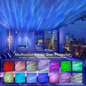 Smart Led Galaxy Star Projector - Bluetooth Ambience Night Light
