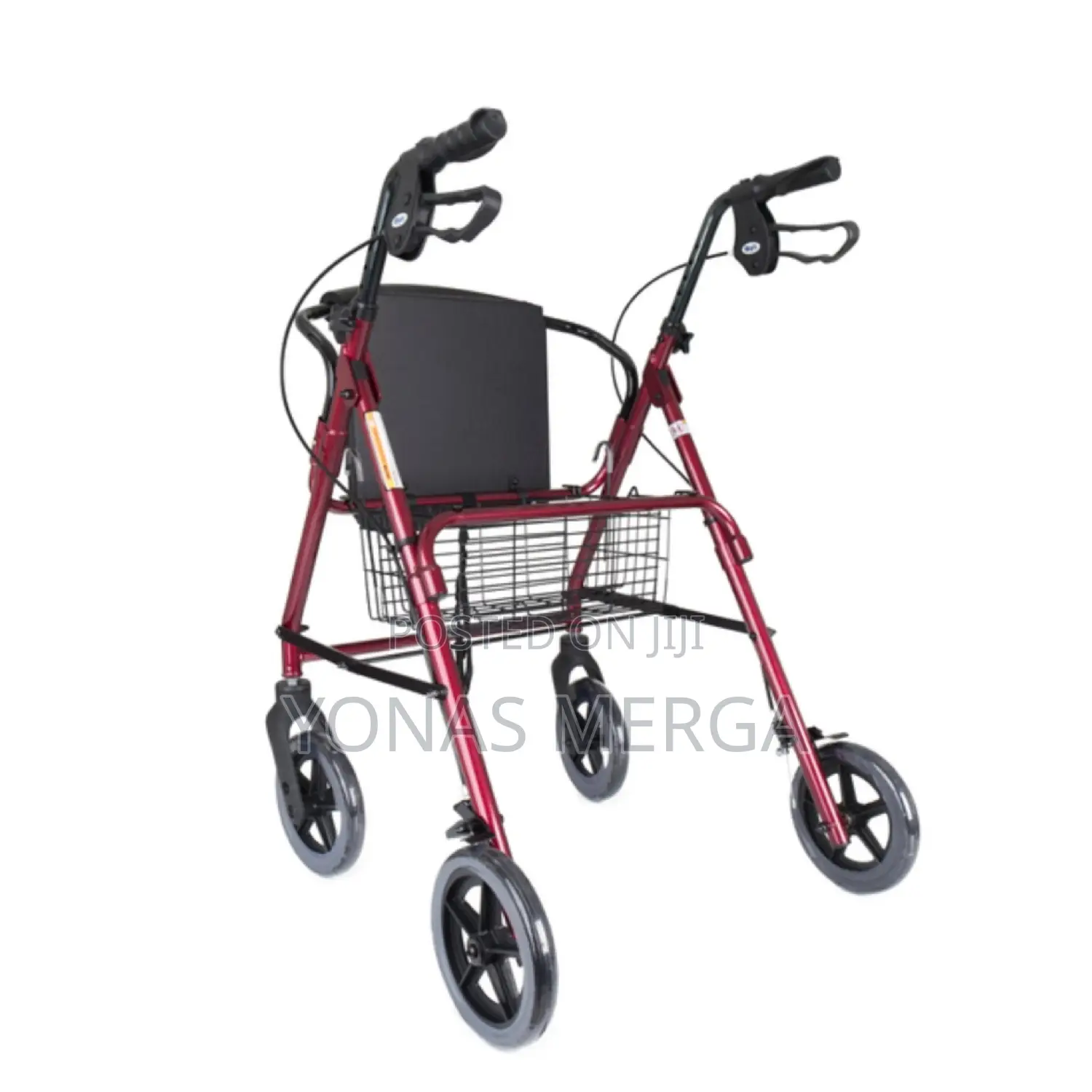 Lightweight Aluminium Rollator/Walker马姦built-in Cane/Walking Stick