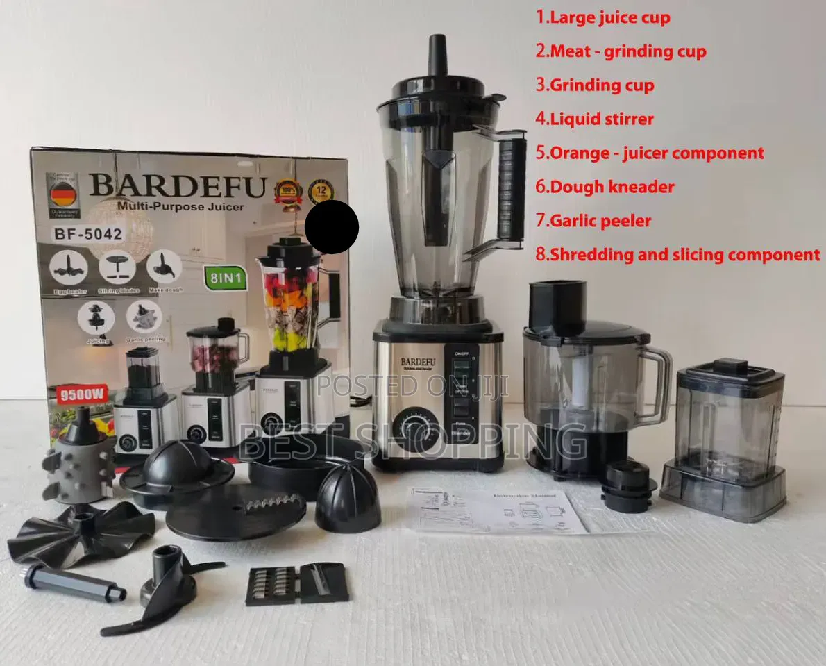 Bardefu 8 in 1 Commercial Blender ሁሉንም በአንድ የያዘ መፍጫ
