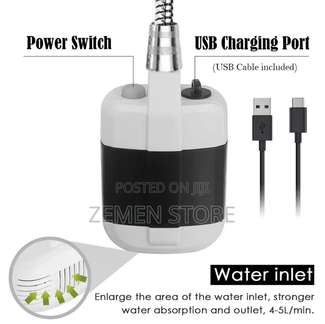 Portable Outdoor Electric Shower Pump For Camping Car Wash