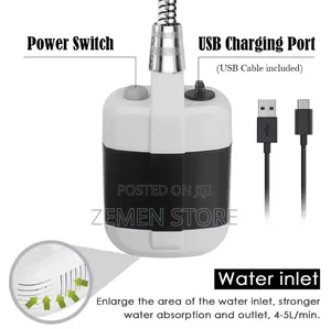 Portable Outdoor Electric Shower Pump For Camping Car Wash