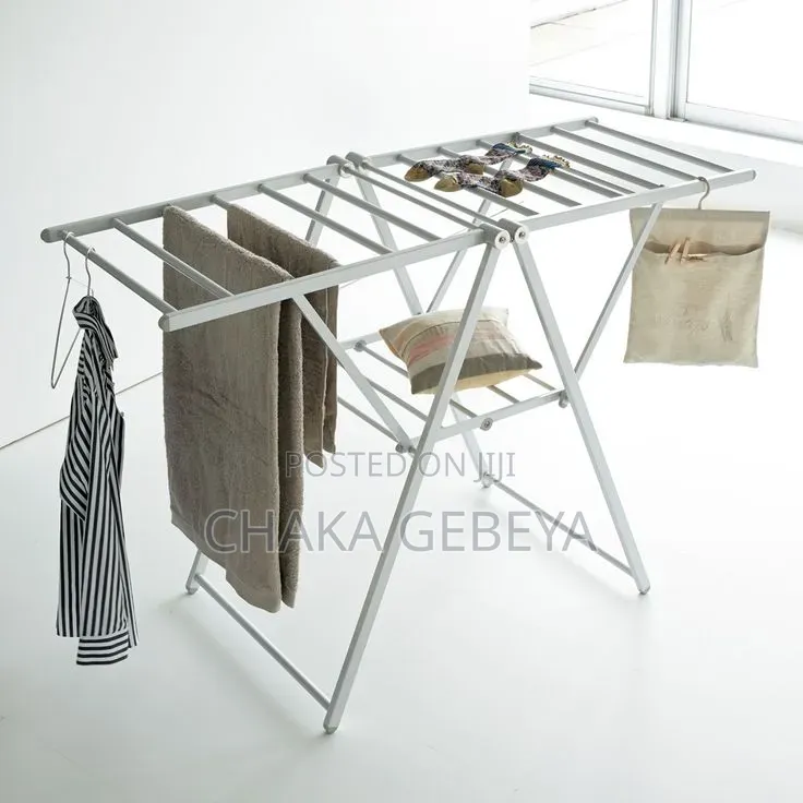 Aluminum Clothes Drying Rack – 60kg Capacity, Foldable, Rust‐Free
