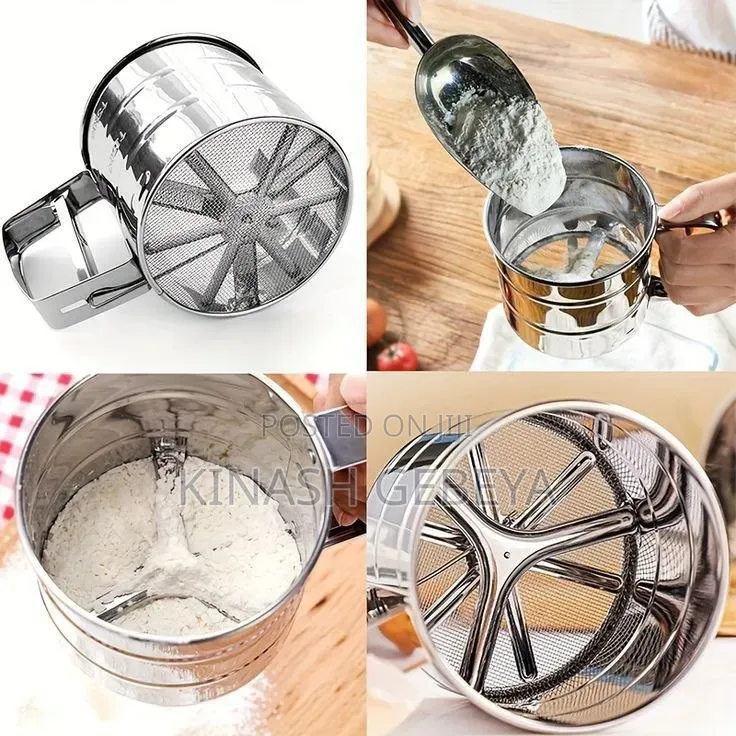 Stainless Steel የዱቄት መንፊያ