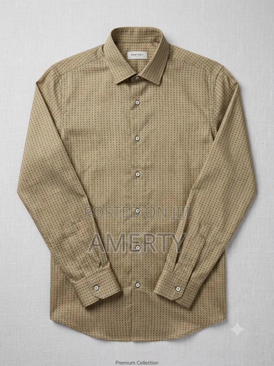 Premium Men’S Long Sleeve Shirt Size M