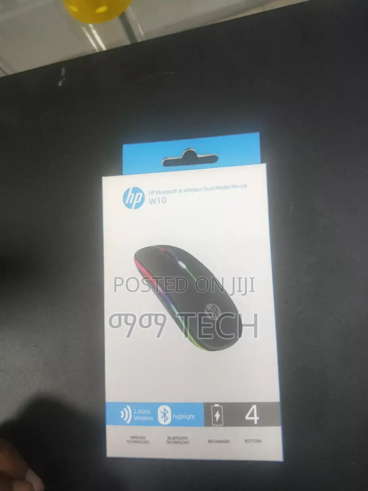 Mouse Hp Brand Wireless Rechargeable