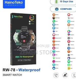 Haino Teko Rw-78 Waterproof Smart Watch With 3 Premium Straps