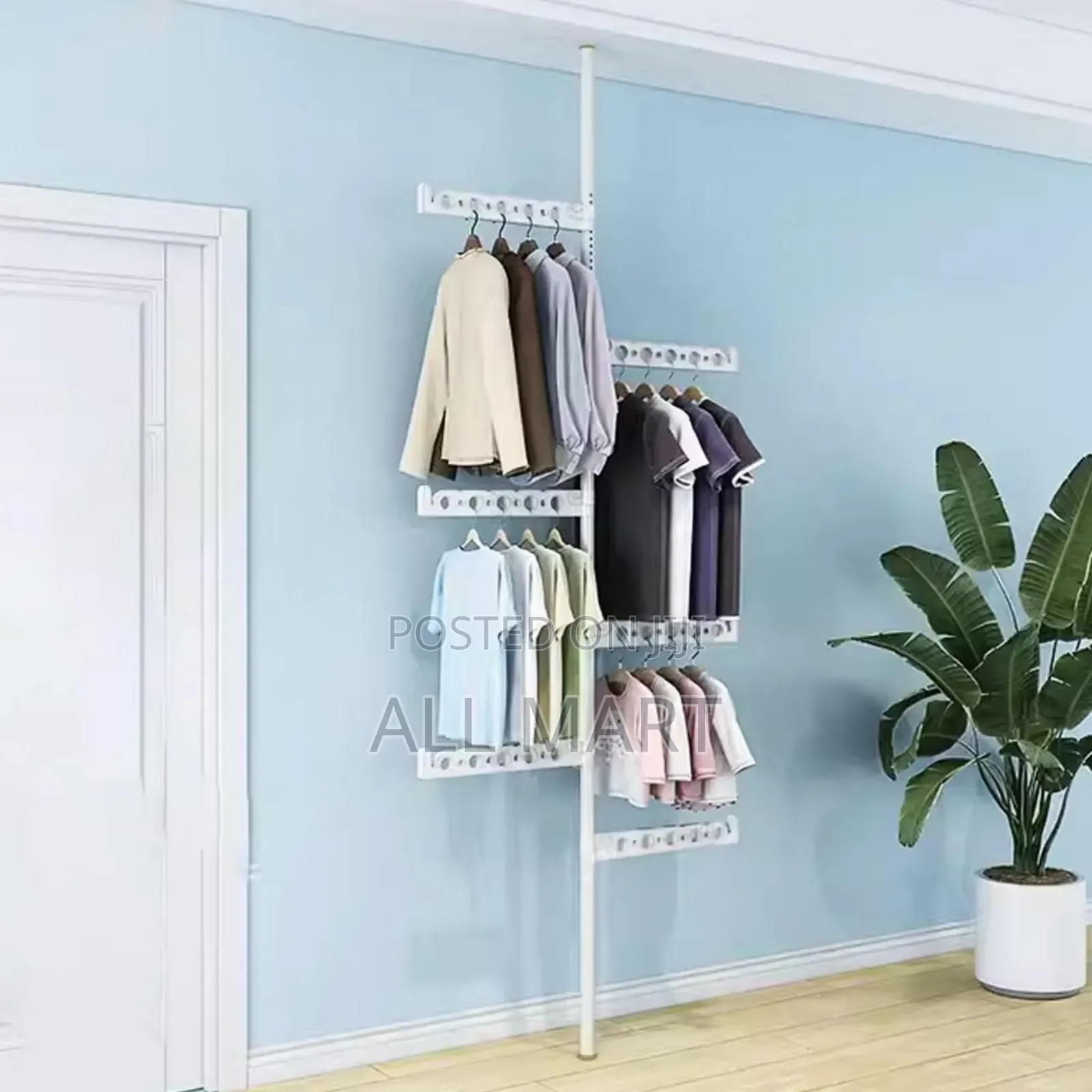 Ktelescopic Floorto Ceiling Free
Standing Cloth Drying Pole