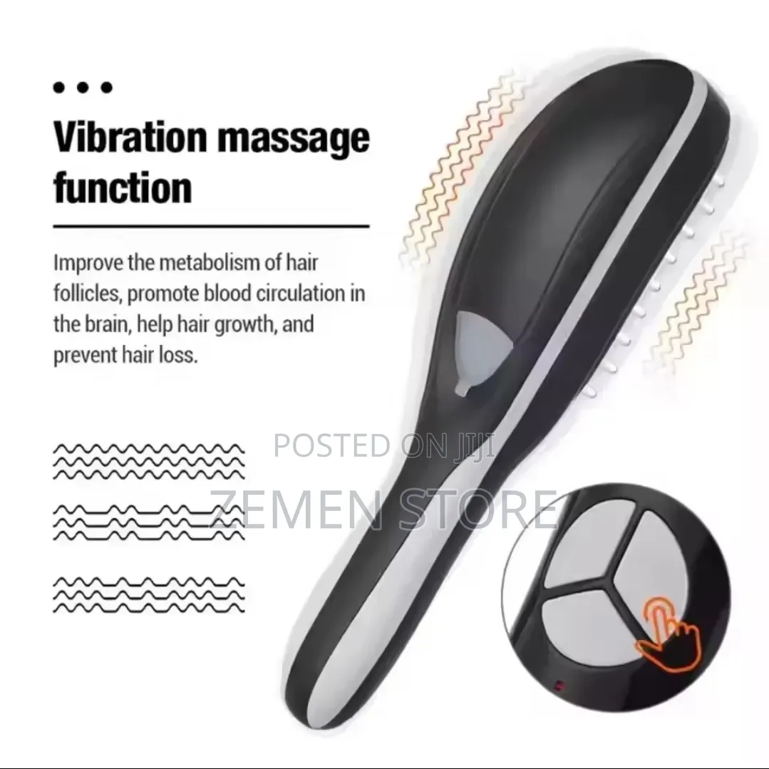 Electric Therapy Hair Growth Massage Comb - Anti-Hair Loss Brush