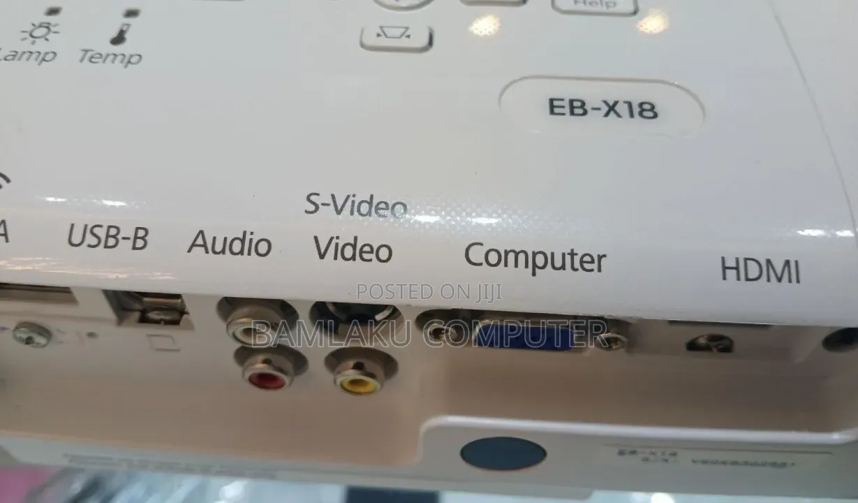 Brand New Epson Projector With Bag, Remote Model Name: Eb-X18